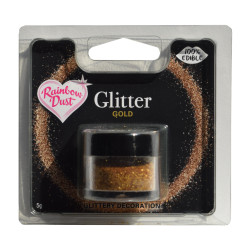 Edible glitter gold Rainbow dust 5g
