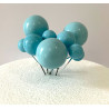 Bolas azul bebé de diámetros variados x10