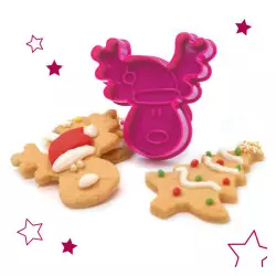 Scrapcooking Christmas cookie cutters x4