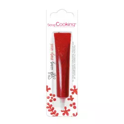 Stylo icing rouge irisé 26g