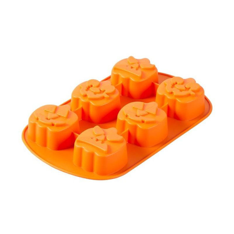 Halloween pumpkins silicone mold Wilton x 6 cavities