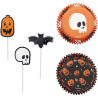 Cupcakes and topper Halloween Wilton x72 pieces