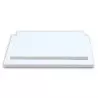 Thick white rectangular trays