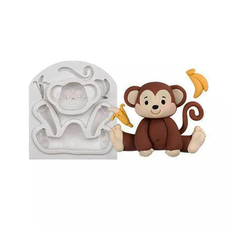 Silicone mold baby monkey