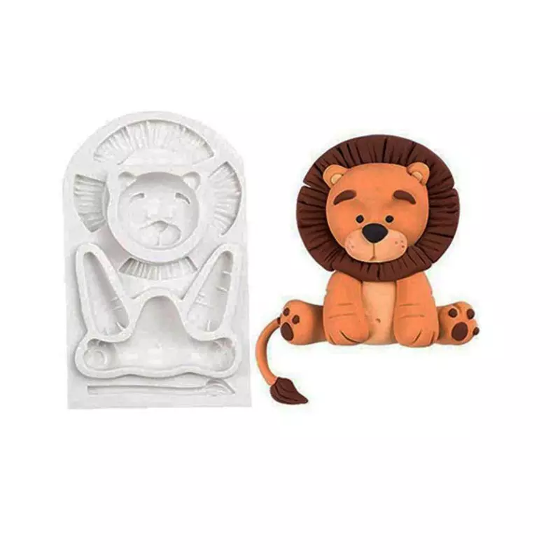 Silicone mold baby lion