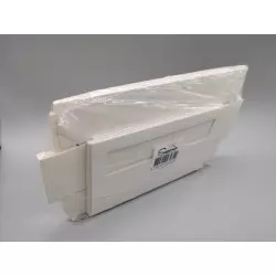 8 macarrones caja de cartón blanco con ventana x5