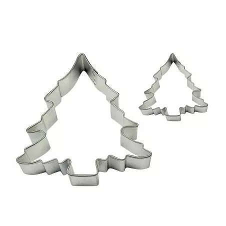 Christmas tree cookie cutters PME x2 sizes