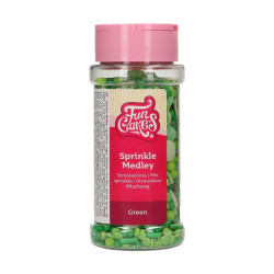 Sprinkles medley green glitter Funcakes 65g
