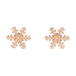 Gold snowflakes in sugar paste Funcakes x12