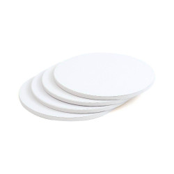 Plateaux ronds blancs épais pour gâteaux - 36 a 45cm