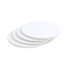 Bandejas blancas redondas y gruesas para tartas - de 36 a 45 cm