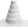 DUMMY Round Styrofoam Cake - Height 10 cm