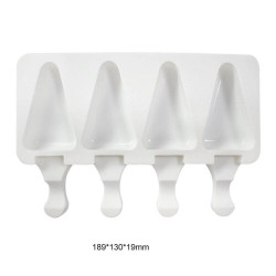 Popsicle mould triangular x 4 cavities