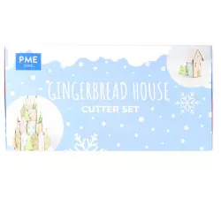 Gingerbread house cookie cutters PME