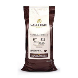 Chocolat noir 811 Callebaut 55,6% calets en 10kg