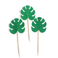 3 cake toppers foliage...