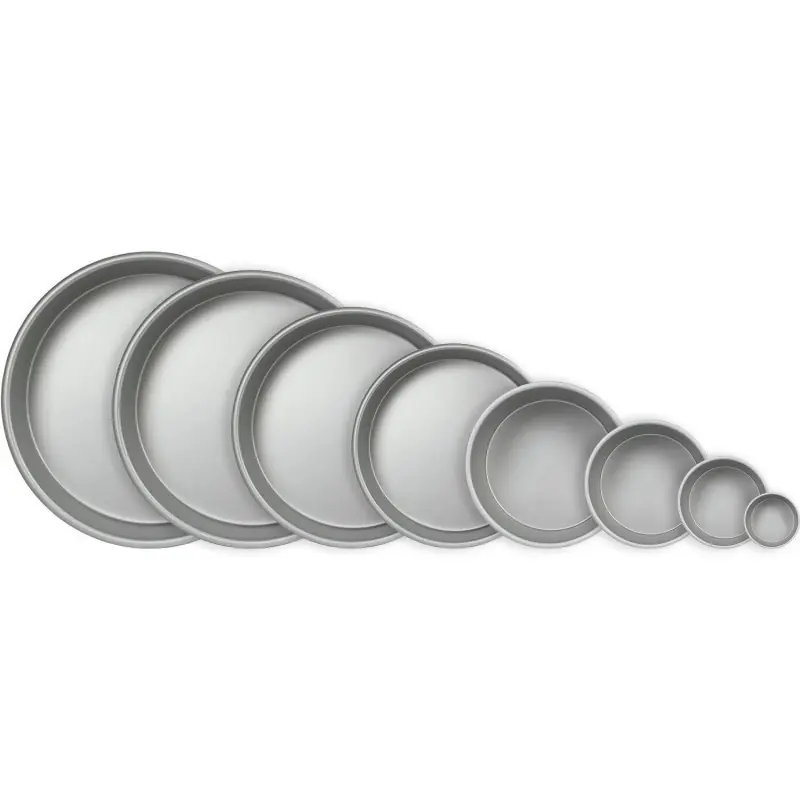 Kit 3 Moules à Gâteau Ronds Acrylique PP - 15cm 20cm 25cm - Parfait Pour Anniversaire, Pâtisserie Facile Et Déco Fête