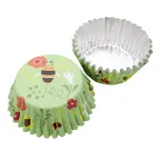 Caissettes Cupcakes Jaunes FunCakes - Lot De 48, Papier Sulfurisé Qualité