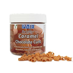 Chocolate curls Caramel PME...