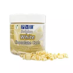 Rizos de chocolate blanco PME 85 g