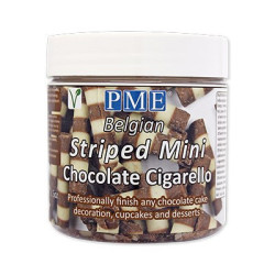 Minis cigares rayés en chocolat PME 100g