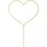 Topper wooden heart 23 cm