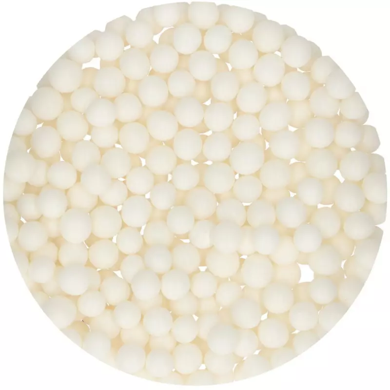 Large white sugar balls Funcakes 70g