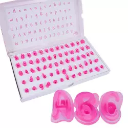 Embossers lowercase and uppercase letters collection 3 cookie PME x66