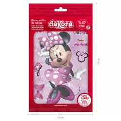 Decoration in unleavened Minnie Mouse 14x21 cm
