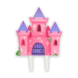Cake topper princess castle...