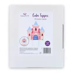 Cake topper princess castle 16 x 23 cm