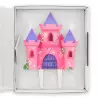 Cake topper château de princesse 16 x 23 cm