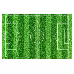 Edible soccer field 20 x 30 cm