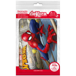 Hoja comestible Spiderman 14,8 x 20 cm