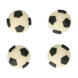 Décorations en sucre ballons de football x8