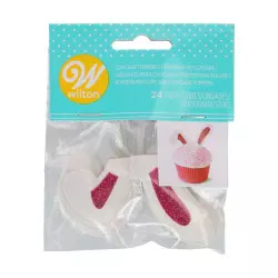 Cupcake Toppers Bunny ears x24