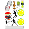 Tennis food decoration kit