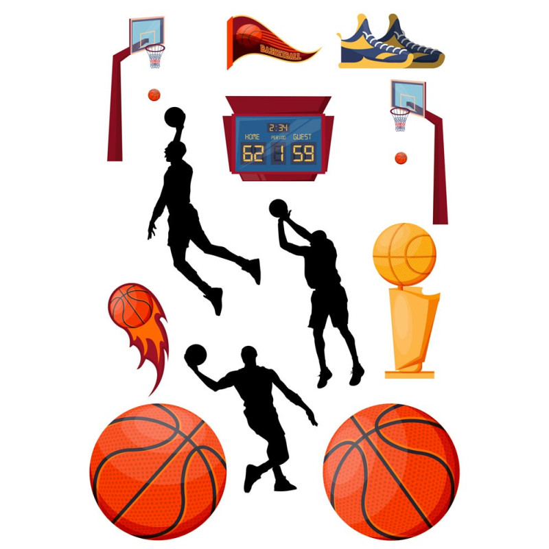 Kit de decoración de baloncesto