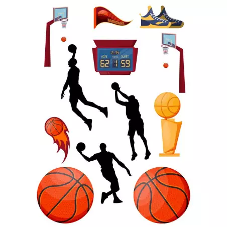 Kit de decoración de baloncesto
