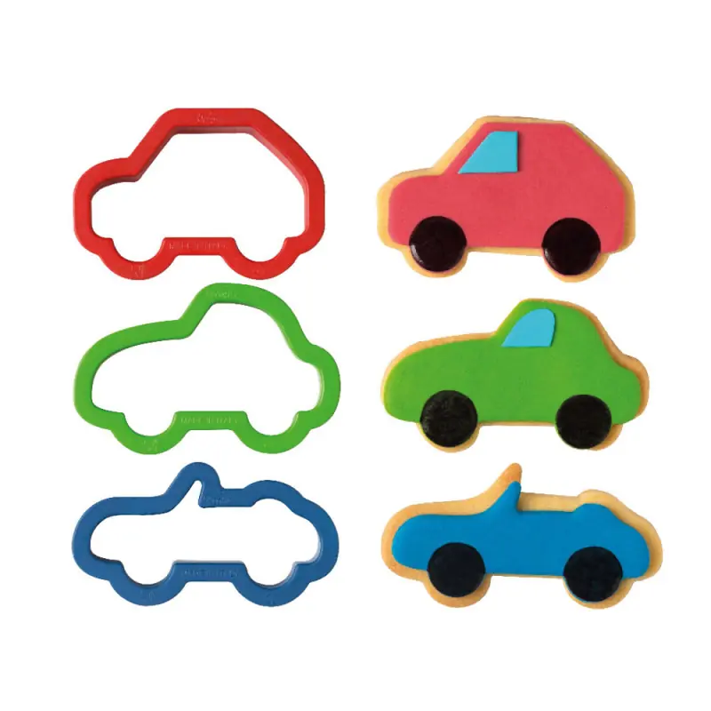 Car cookie cutters x 3 models - Planète Gateau