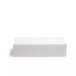 Dummy cake rectangulaire polystyrène - hauteur 7,5 cm