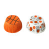 Fundas para cupcakes de baloncesto x36