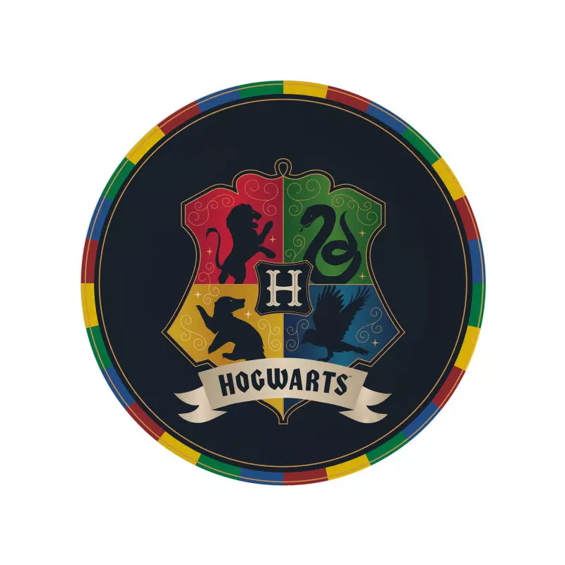Harry Potter platos redondos 23 cm x 8