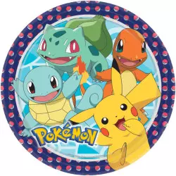 Pokemon plates 23 cm x8