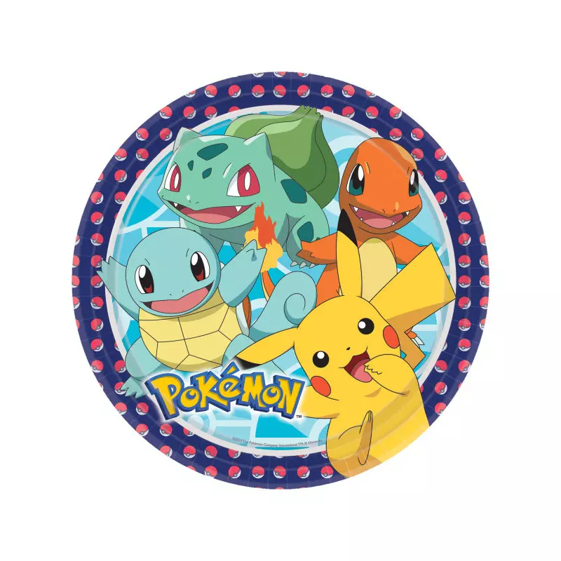 Placas Pokemon 23 cm x8