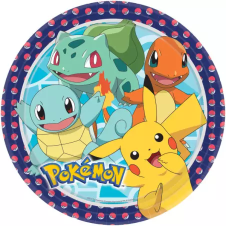 Placas Pokemon 23 cm x8