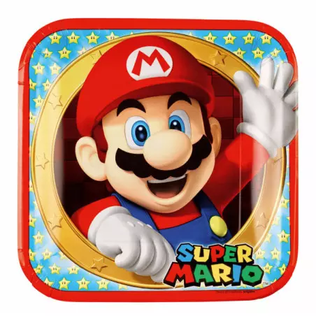 Assiettes Super Mario 23 cm -x8