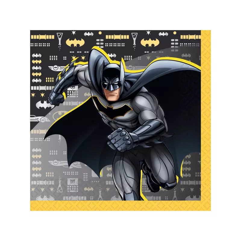 Serviettes Batman 33 x 33 cm -x16