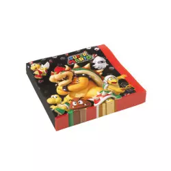 Serviettes Super Mario 33 x 33 cm - x20