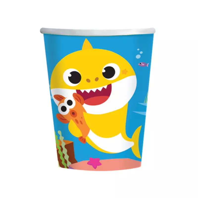 Baby Shark cups 250 ml x8